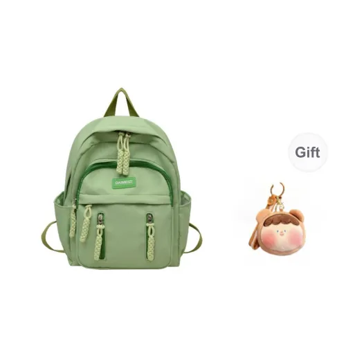 URBAN FOREST Nylon Backpack Unisex Green/Blue/Pink/Yellow/White/Black