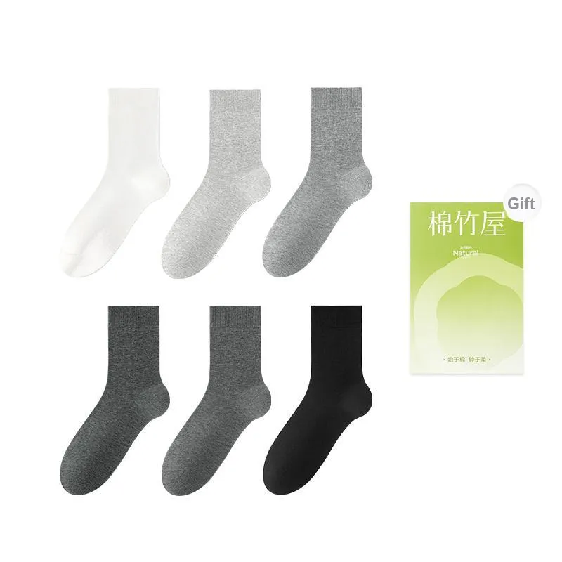 B&C.Room Mid Calf Socks Men's Combo Set-18