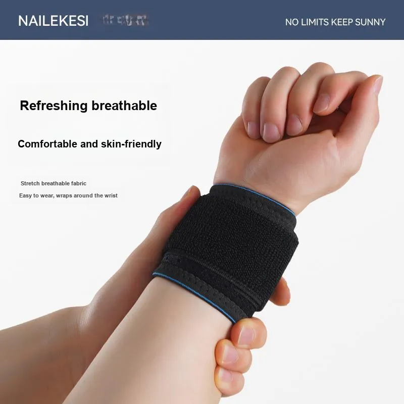 NAILEKESI Fitness Basketball Wristbands Protective Slip Resistant 2 Pack Professional Protective-13