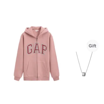 GAP Sweatshirts Unisex Pink+Necklace