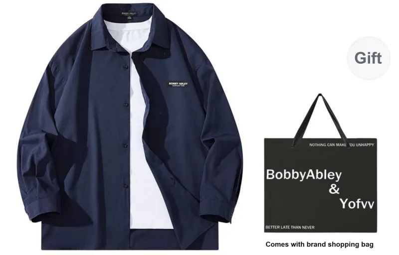 BOBBY ABLEY Shirt Coat Fall And Winter Unisex-241