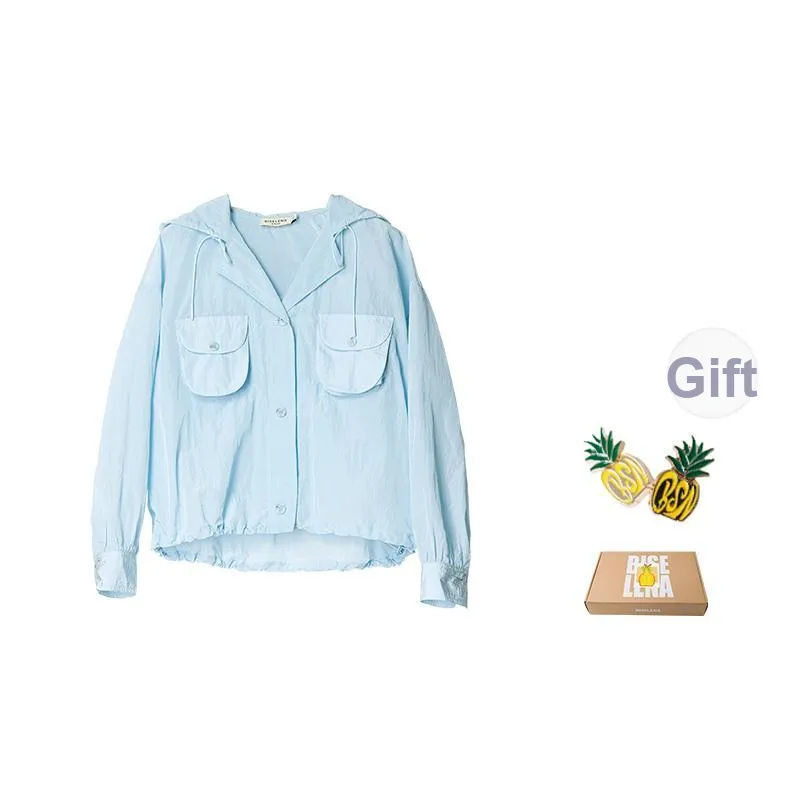 Bethine Super Light Sun Protection Clothing Women's Blue-4