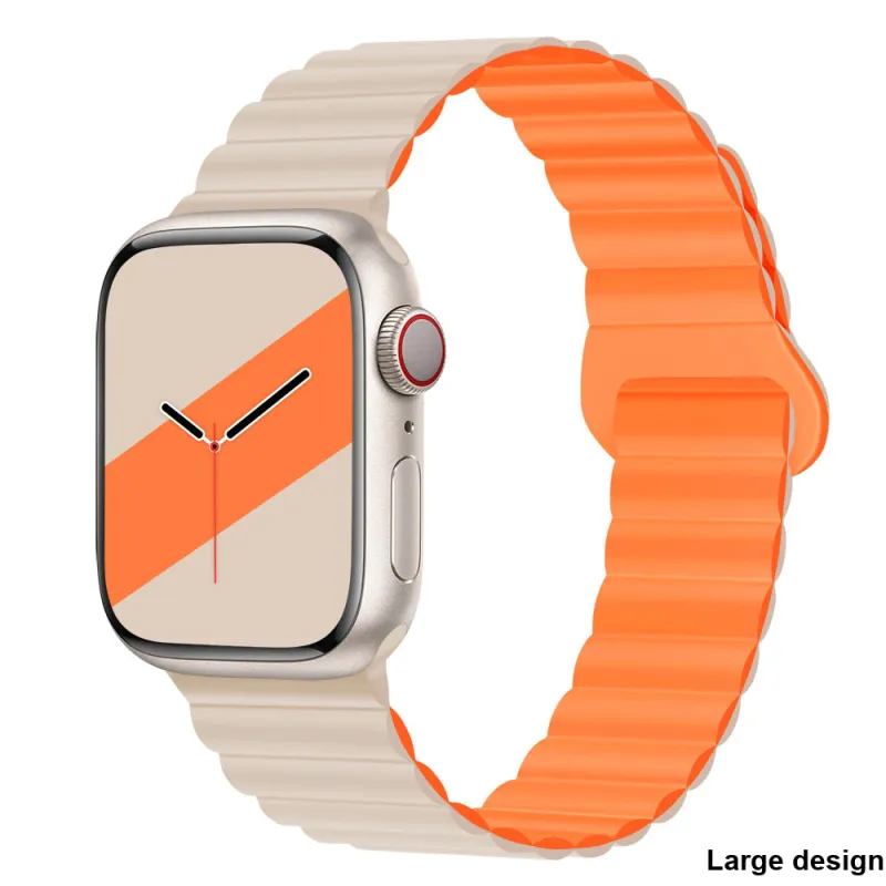 SOUTU Watch Band Apple Compatibility 38/40/41/42/44/45/49mm Silicone Material-0