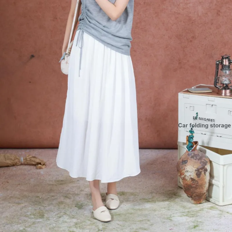 SETIROM Casual Long Skirt Women's-3