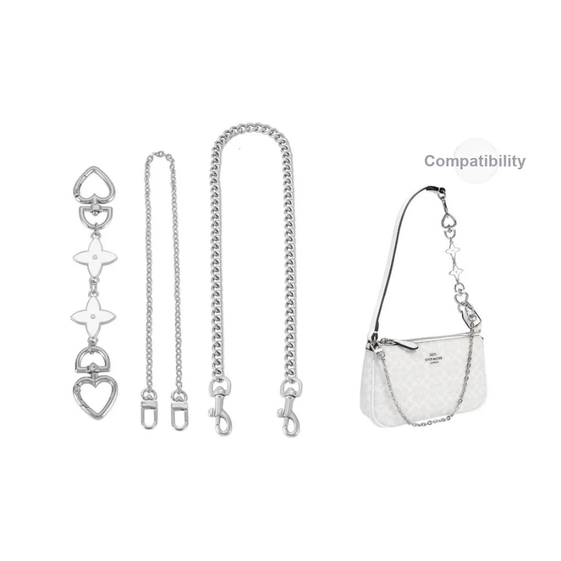 Lan Bao Fan Сплав Сумка Аксессуар Женское Серебро