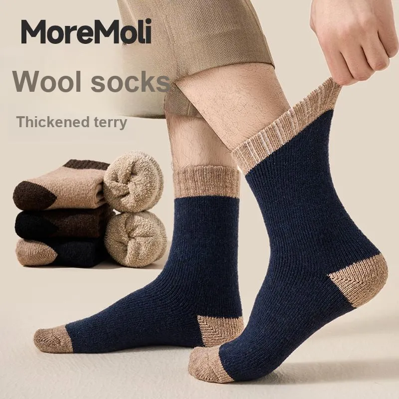 Moremoli Mid Calf Socks Men's 3 Pack-4