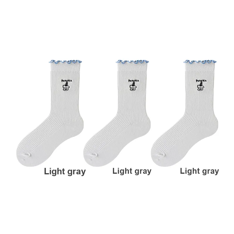 H YXIANG Mid Calf Socks Women's Combo Set-11