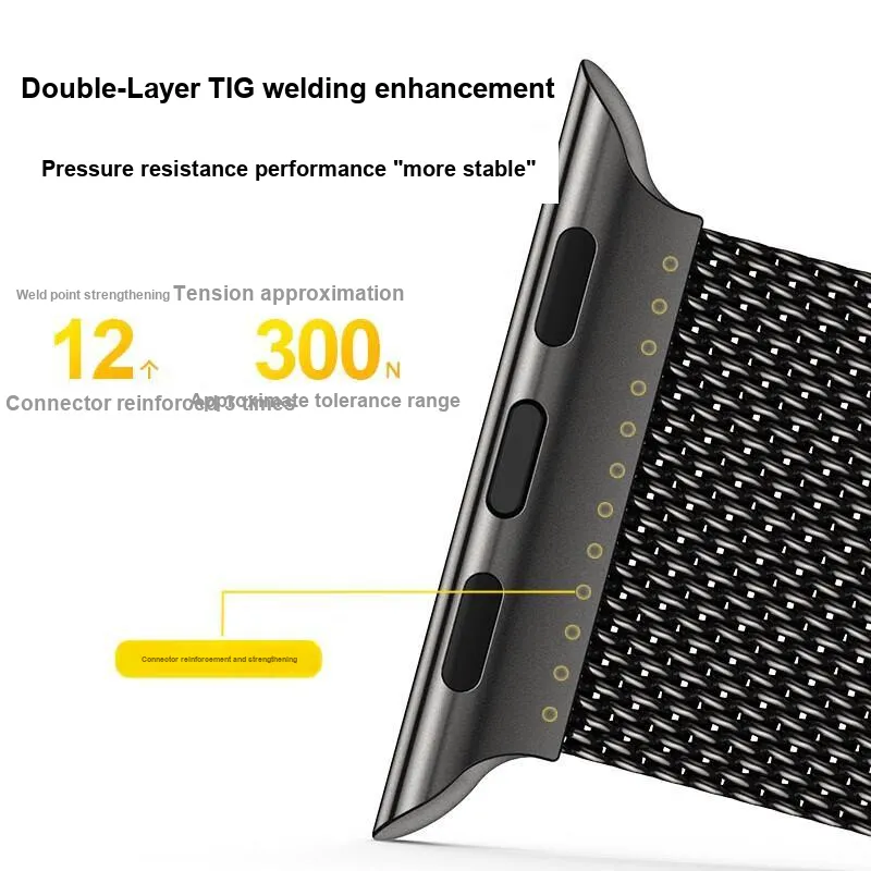 Fly Apple Compatibility Watch Band Stainless Steel Material-4