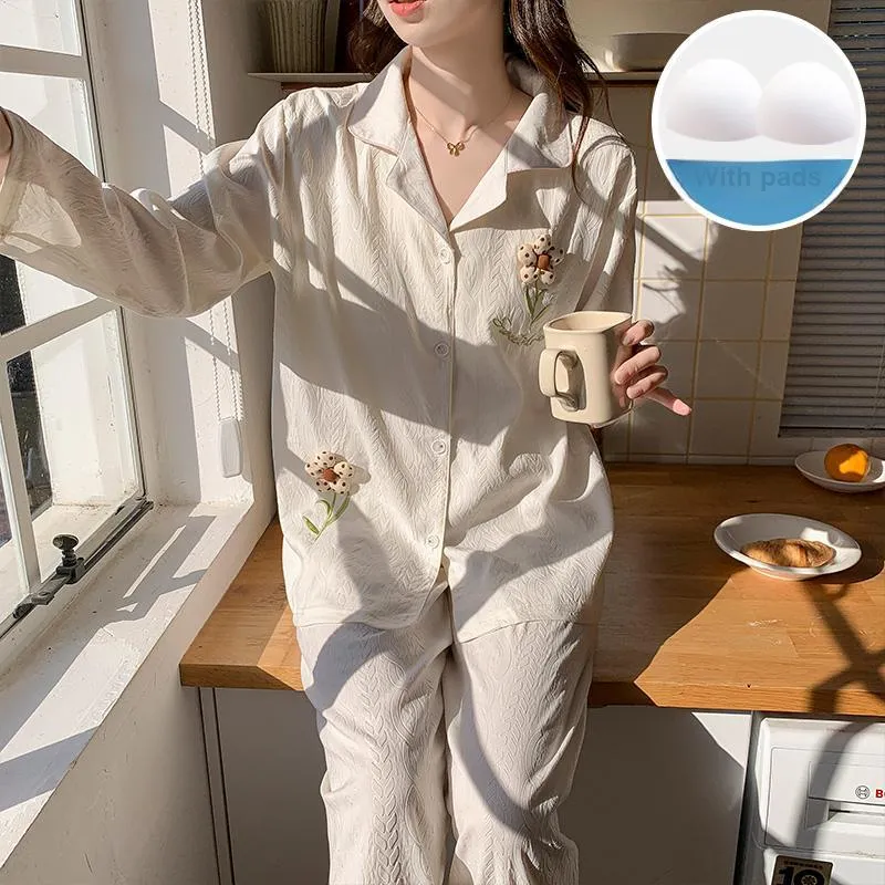 Sleeping Beauty Pajama Set Women's Apricot-3