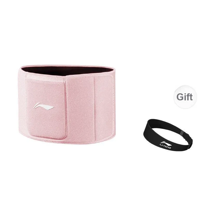 LiNing Back Support Braces Fitness Running Breathable Warm Protective Pressurized And Non Slip Polyester Nylon Unisex-9