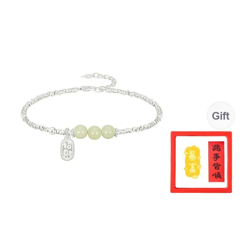 Chongqing Gold Store S925 Silver Bracelets Women's-0