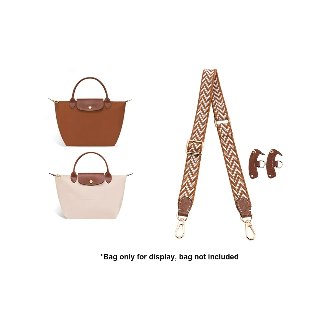 Luxury Care Artisan Workshop Fabric Cow Leather Bag Strap Women's Multicolor