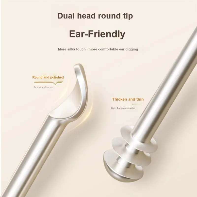 Goodgudi High Quality Dual Head Ear Pickers Round And Gentle Ear Digging Tool Set For Ear Cleaning And Ear Wax Removal-2