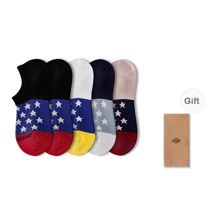 Dickies Sweat-Wicking Cute Invisible No-Show Socks Unisex-54