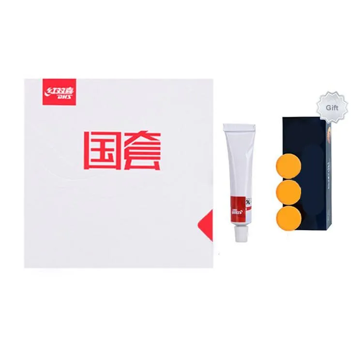 DHS Rush 3 Table Tennis Rubbers Sponge, Rubber Inverted Rubber Fast Attack Combined With Loop Compatibility-3
