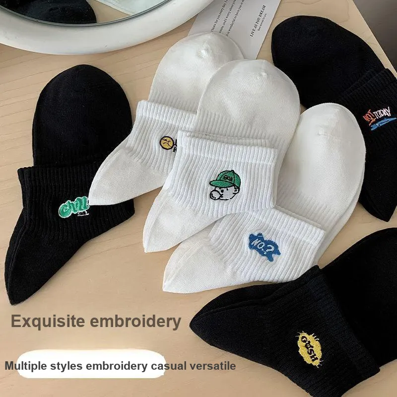 XIA.WA.ZHI.XIU Ankle Socks Men's 3 Pack-13