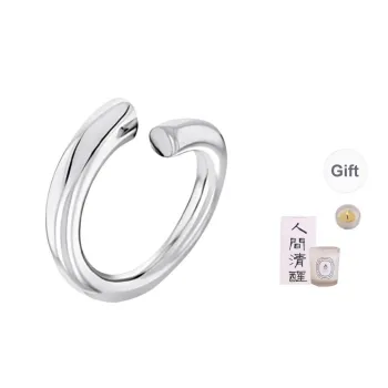 CALVIN KLEIN Steel Rings Women's Silver