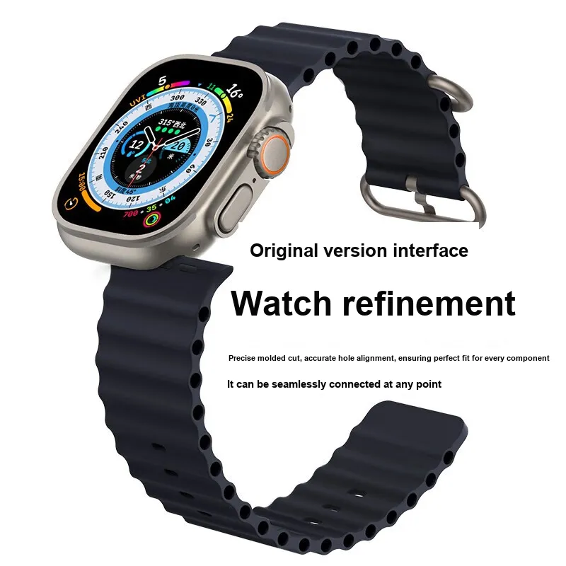 AMKE Apple Compatibility Watch Band Silicone Material-4