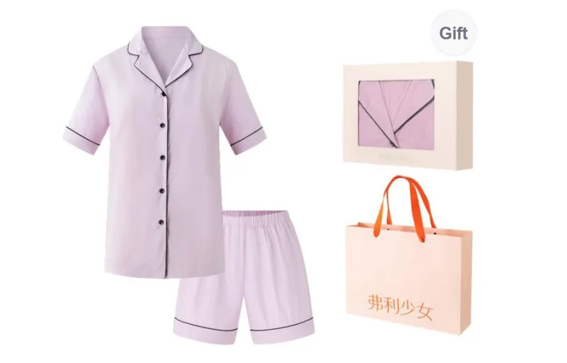 FREELASS Pajama Set Women's Gift Box Set-5