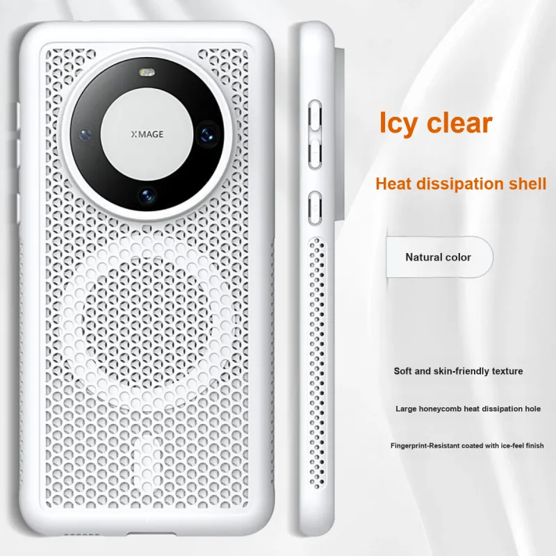 ZHUOJI TPU Material Heat Dissipation Magnetic Case Compatible With Huawei Mate 70 Pro-13