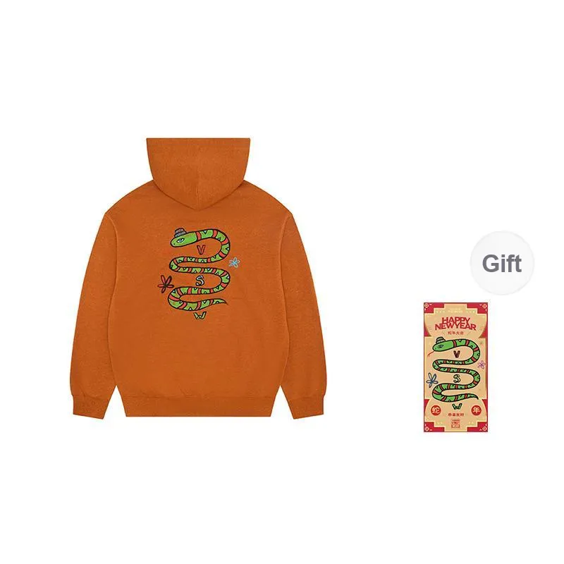 Vision Street Wear x Mark Oblow Sweatshirt Unisex Orange Red-2