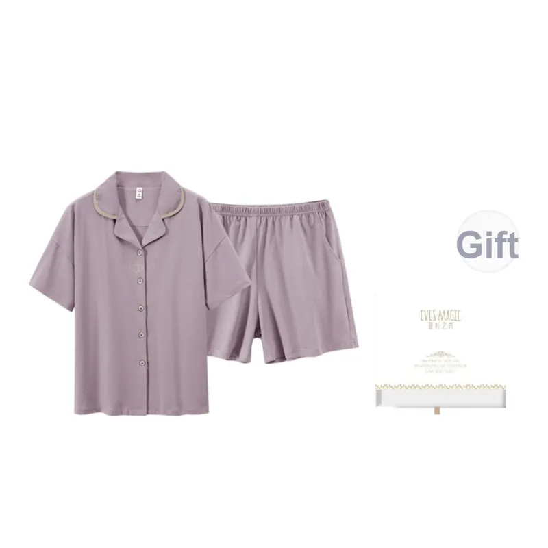 XIA.WA.ZHI.XIU Pajama Set Women's Two Piece Set-12