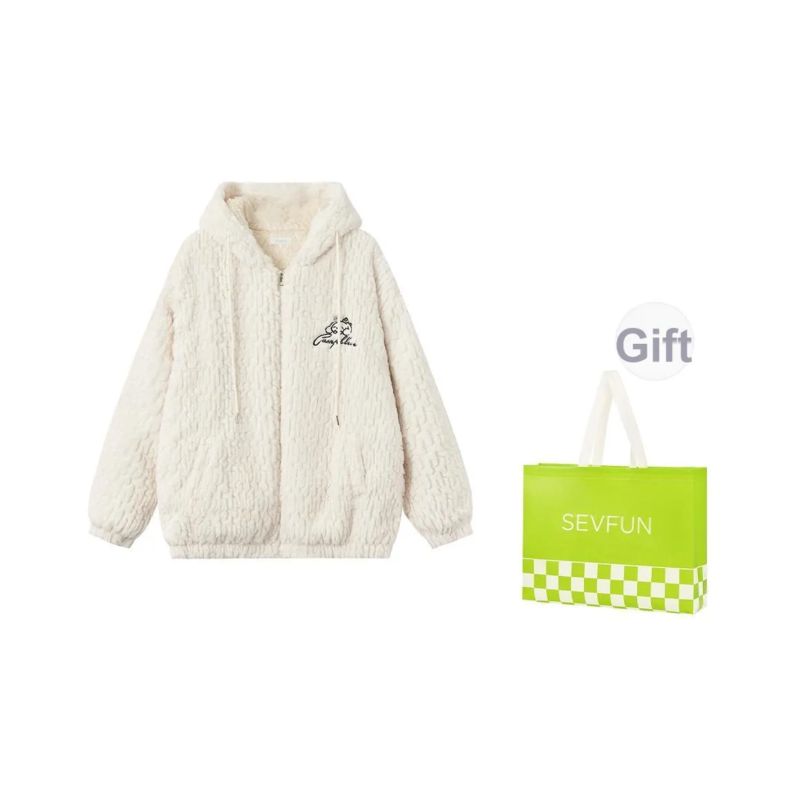 7 SEVFUN Velvet Feel Coat Women's