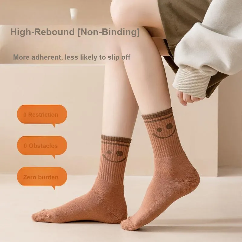 MIIOW Trend Party Series Mid Calf Socks Unisex 5 Pack-2