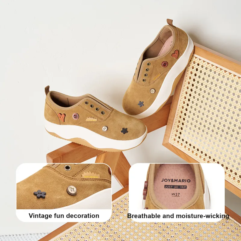 Joy&Mario Loafers Women's Camel/Black-8