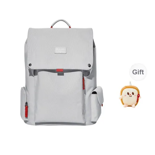 BOSTANTEN Fabric Backpack Regular Unisex Gray/Black/Pink/Beige Yellow