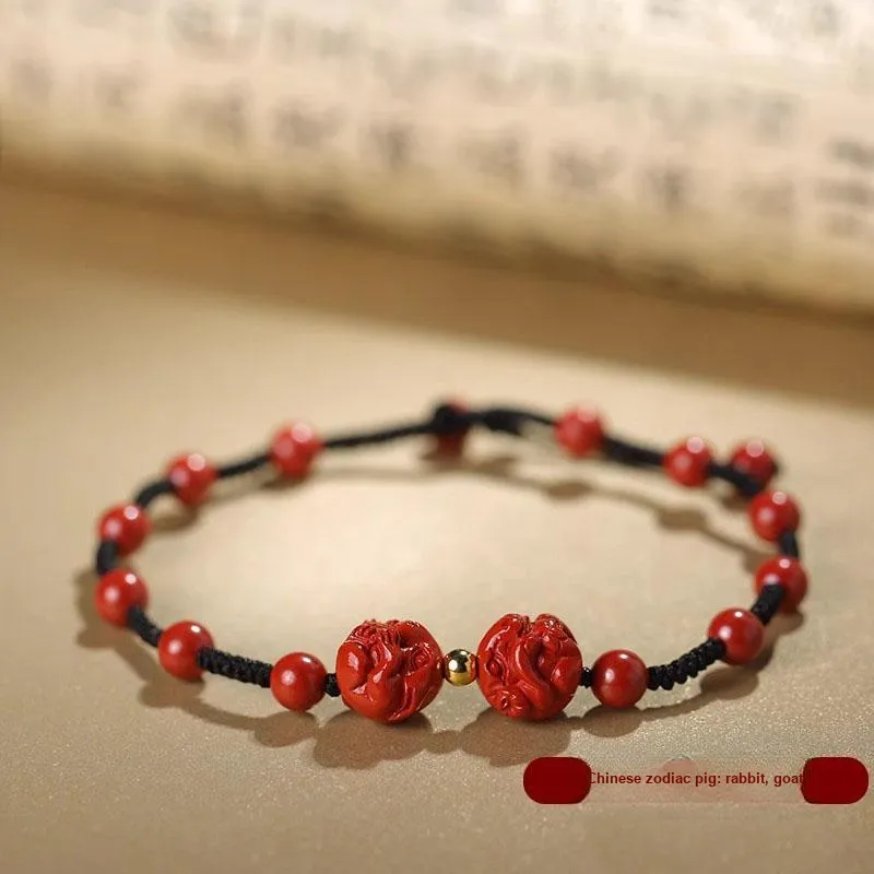 Sima Is Ethereal Reconstructed Cinnabar Anklets Unisex-12