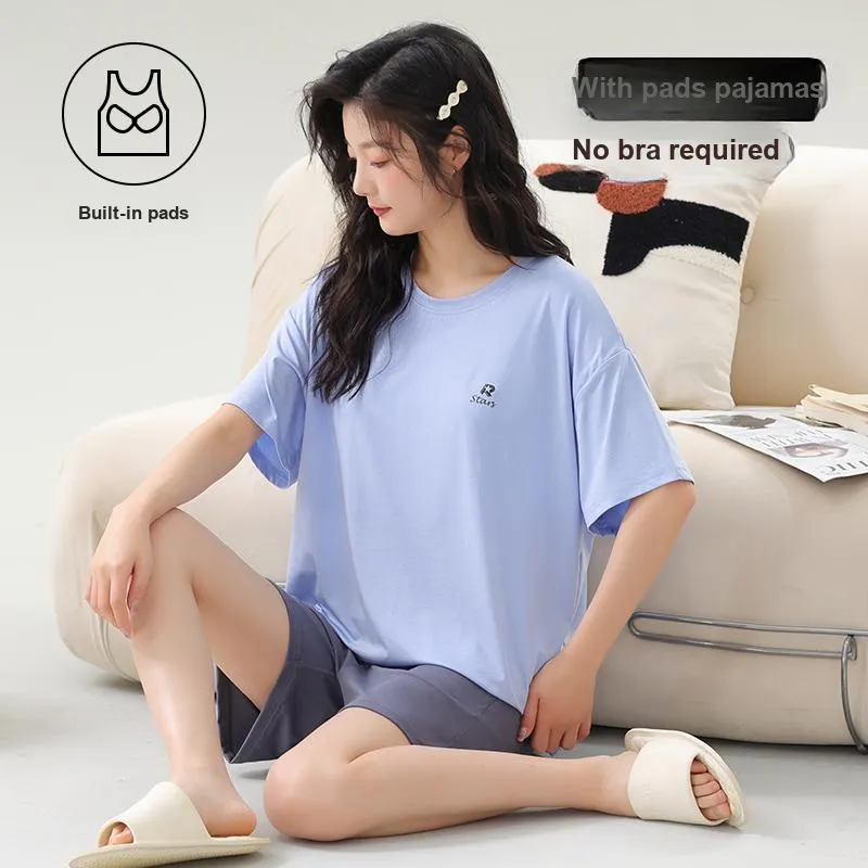 GOSO Pajama Set Women's Sky Blue-3