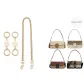 (Style 6) White Cherry Blossom Extender Chain 9.5cm*2+Decorative Chain 47cm