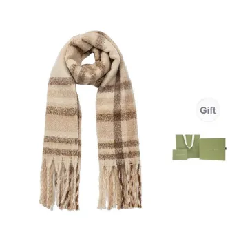 VANESSA HOGAN Wool Versatile Shawl Unisex Multicolor