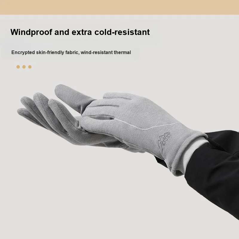 NANJIREN Thickened Gloves Men's-6