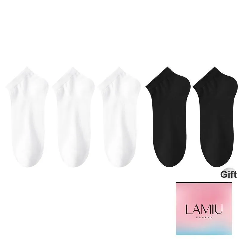 Lan Miao Ankle Socks Men's Shopping Bag Combo Set-15