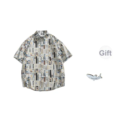 DABAISHA Рубашка Мужская Xishuangbanna Белая