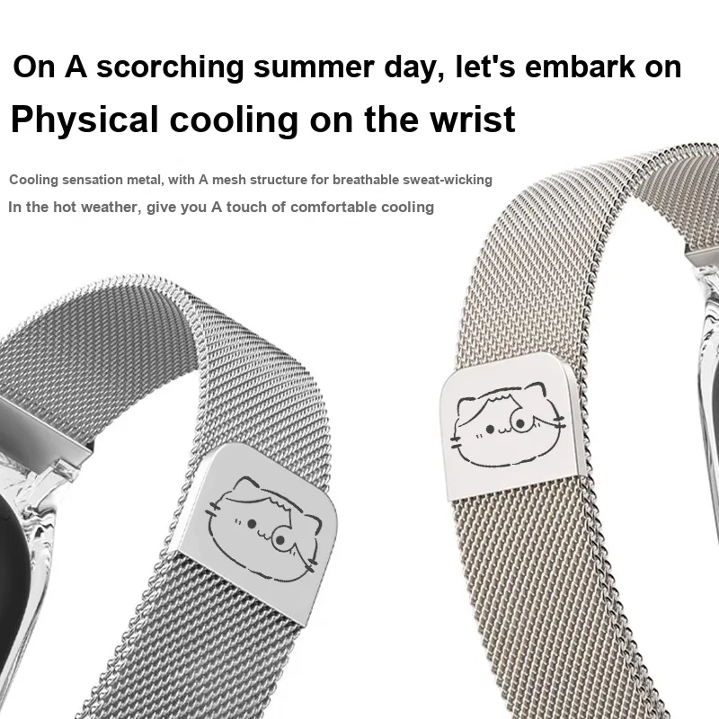 Biaodaige Xiaomi Compatibility Watch Band Stainless Steel Material-5