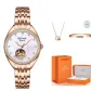 White Dial: LOVE (Three-Piece Set+Genuine Leather Strap Included)
