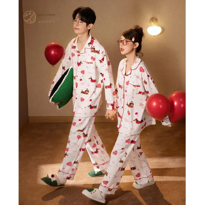 Gongdie Pajama Set Unisex White-7