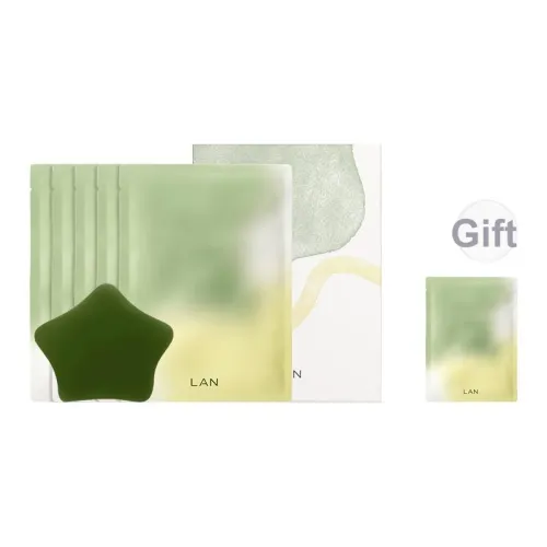 LAN Синий Звезда Ледяной Condensation Маска для сна Успокаивающий Увлажняющий Освежающий Увлажняющий 5 пар коробка