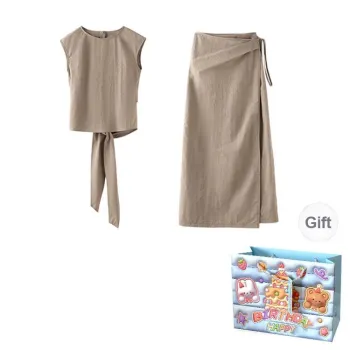 TWOPLUMGIRLS Two Piece Skirt Sets Women's