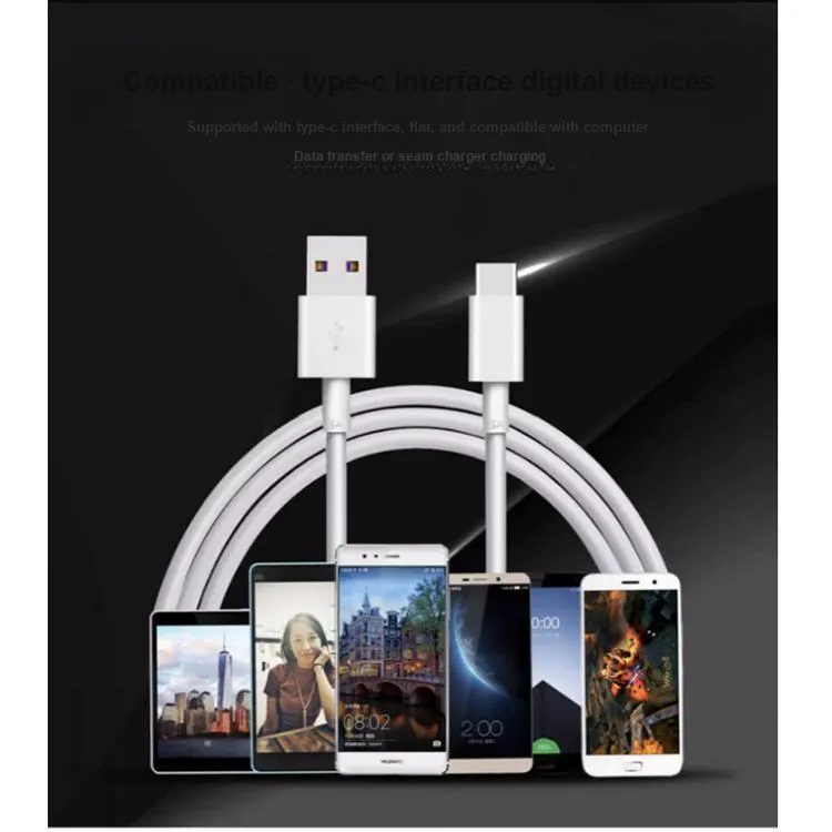 HUAWEI AP71 1m One Drag One USB-A To Tpye-C Fast Charging Craft Easy To Insert And Remove Cables-2