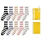 [10 Pack]2 Black+2 Light Purple+2 Apricot+2 Light Pink+2 Light Gray