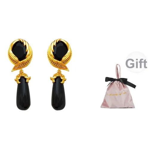 Wakfu Золото с покрытием медь 925 пробы серьги-булавки женские