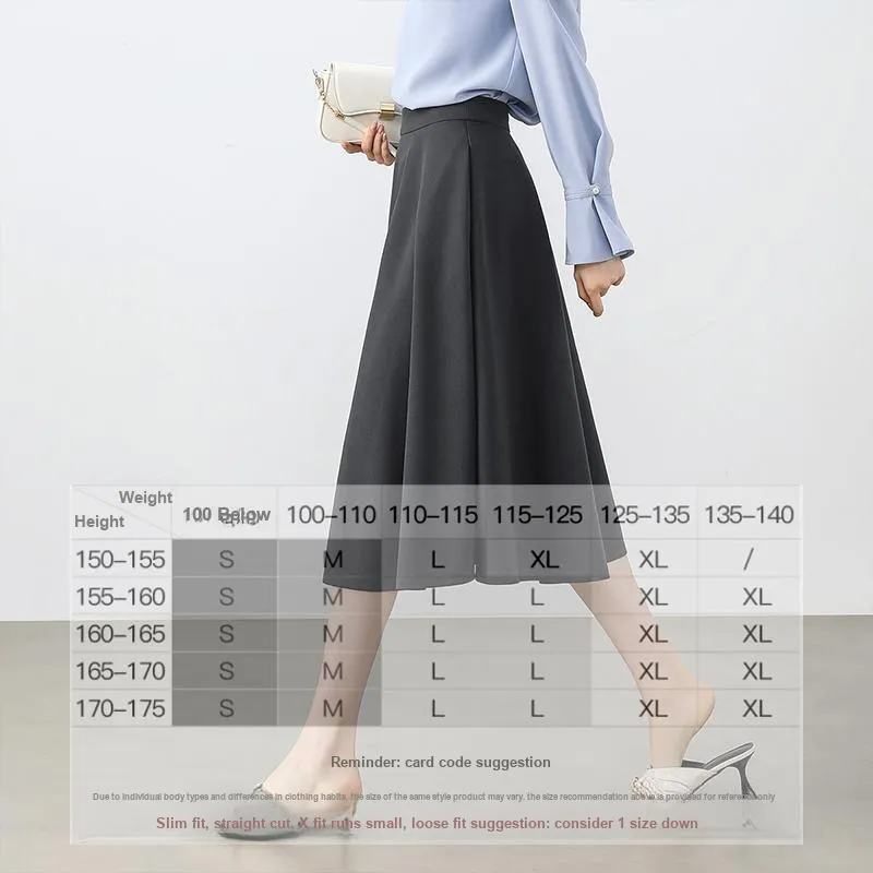 SENTUBILA Casual Long Skirts Women's Gray-7