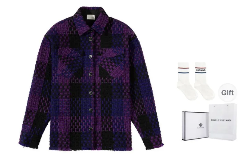 Charlie Luciano Shirt Unisex Purple-4