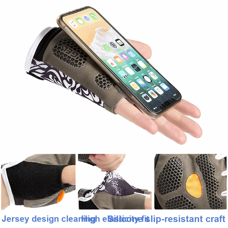 TANLU Riding Equipment Cycling Glove Outdoor Sports Unisex Ice Silk Fabric-4