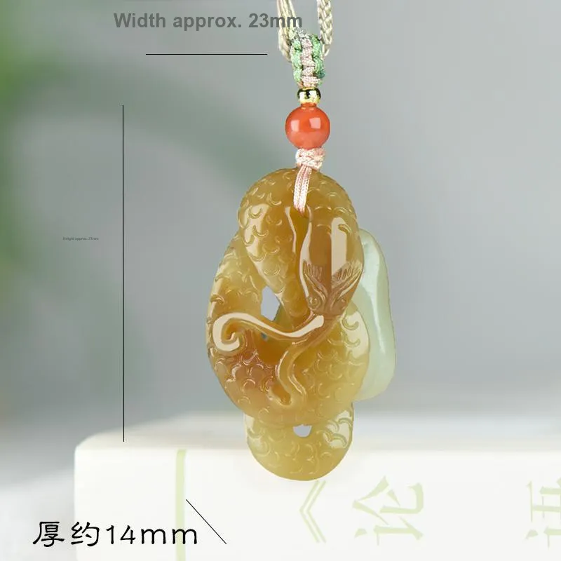 KUNYUYAO Hetian Jade Pendants White Jade Unisex-56