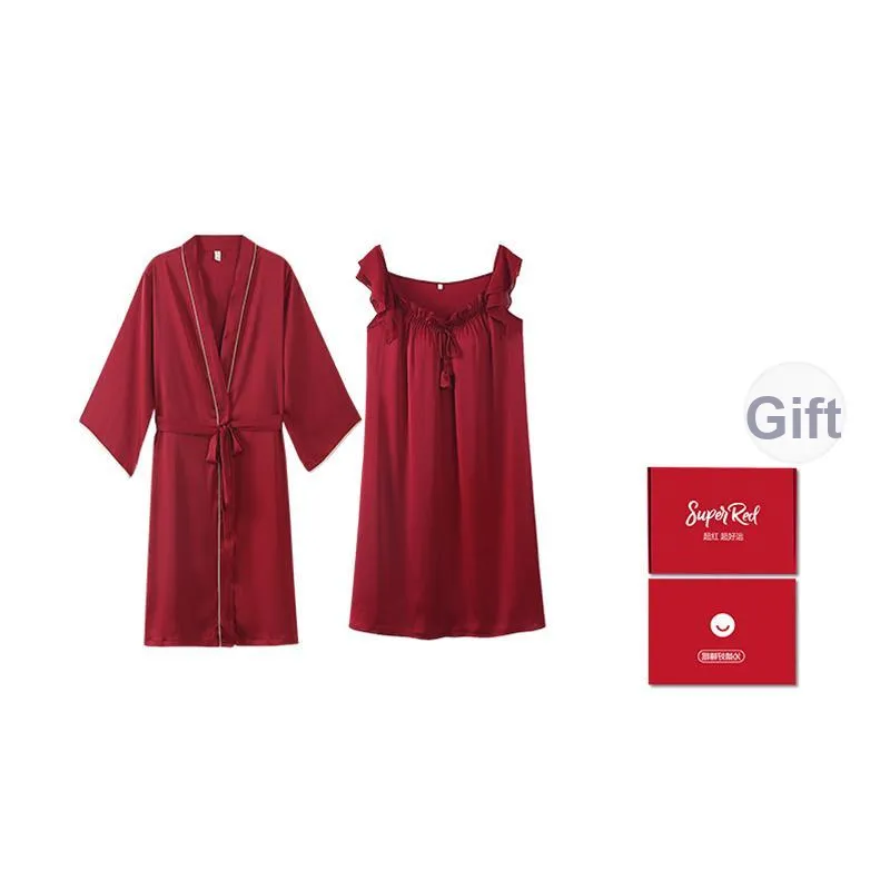 Qin Jing Nightgown Women's Gift Box Set-0